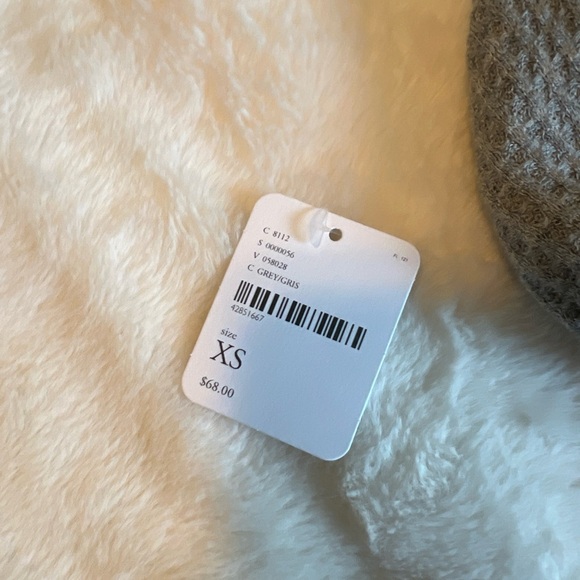 FREE PEOPLE •We the Free •Laguna Thermal Top Gray •NWT• XS - Picture 6 of 8